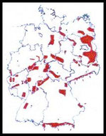 Karte AG Lebensraum Rotwild