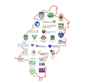 Logo Karte Aktionsbündnis Ländlicher Raum Hessen