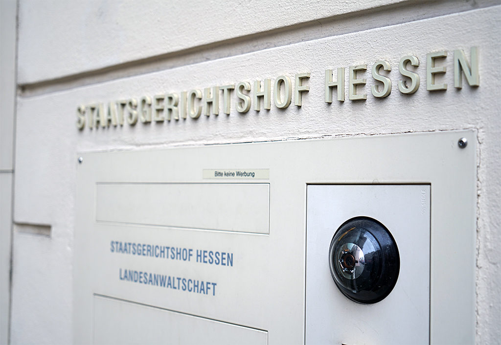 Hessischer Staatsgerichtshof in Wiesbaden. (Archivfoto: Markus Stifter)