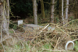 Wippbetonrohrfalle Typ Dose verblendet