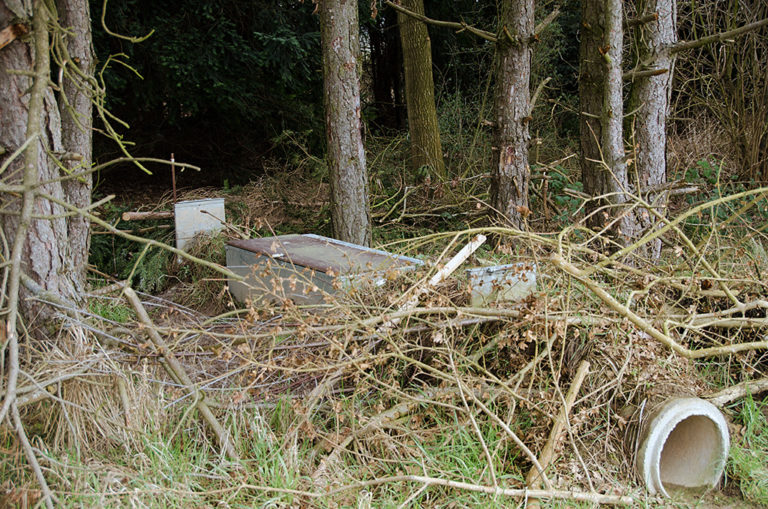 Wippbetonrohrfalle Typ Dose verblendet