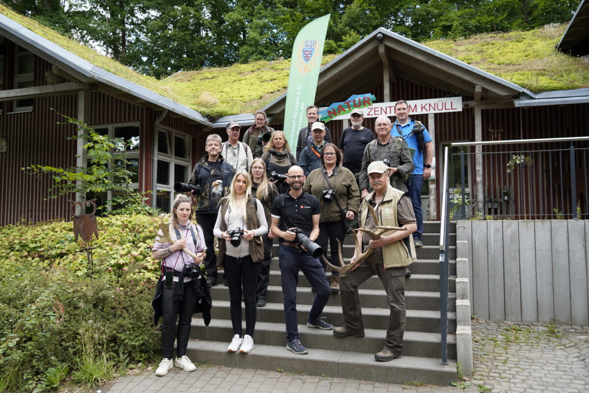 LJV-Seminar „Wild fotografieren und grillen“ im Wildpark Knüll
