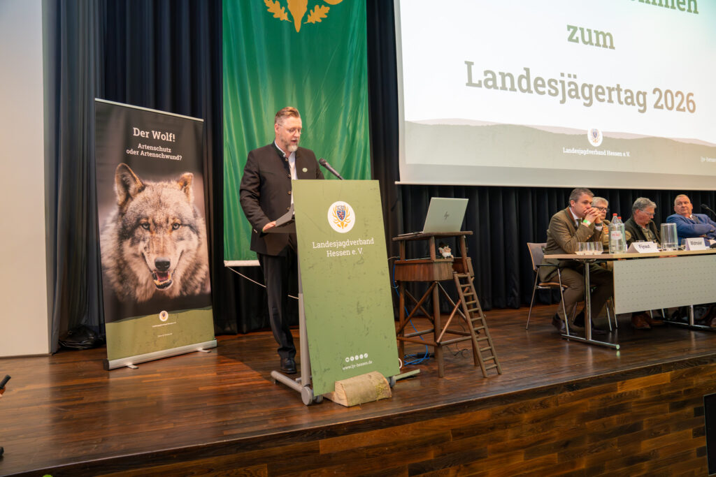 Christian Ranft, 1. Vorsitzender des Jagdschutzvereins Edertal e. V. begrüßte im Namen des ausrichtenden Vereins die Gäste, die aus ganz Hessen angereist waren.